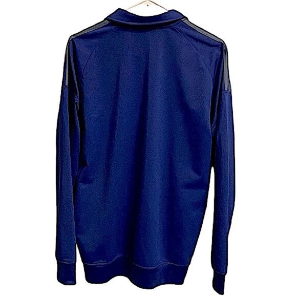 Adidas Track Jacket Mens Size Large Zip 3 Stripes On Shoulder Athleisure Classic - Picture 8 of 8